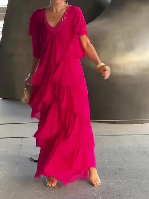 Anais | Tiered Maxi Dress