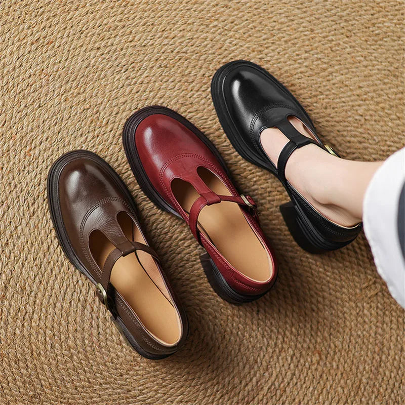 Anaïs | Block Heel Vintage Pumps