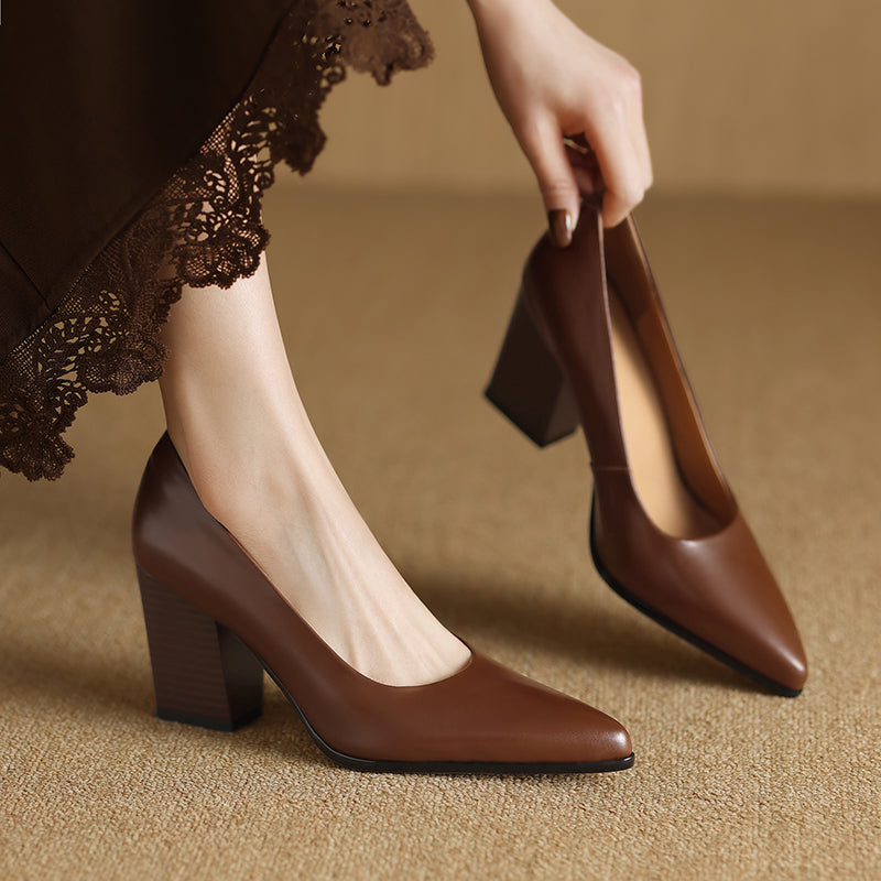Cécile | Structured Elegant Pumps