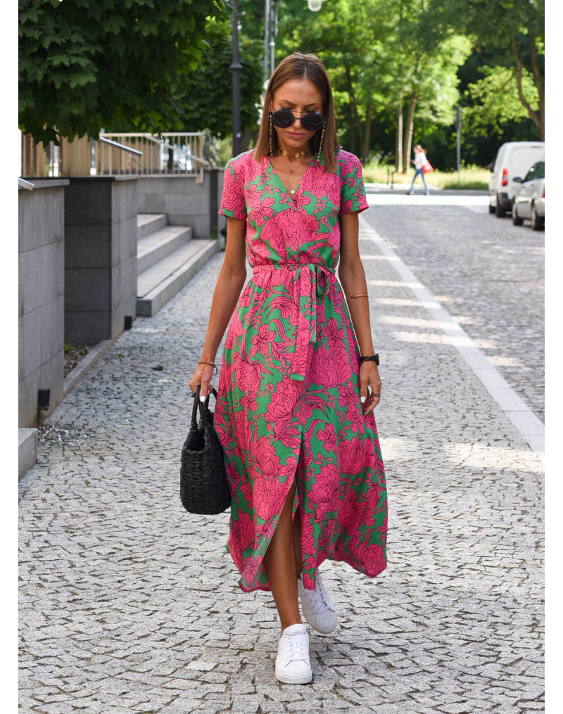 Olivia | Floral Midi Spring Dress