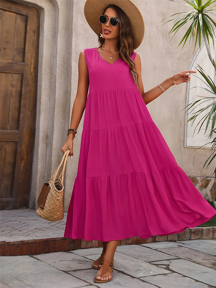 Flora | Tiered Maxi Dress