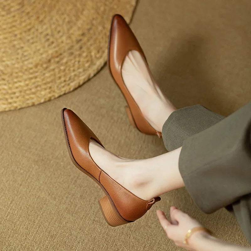 Juliette | Classic Block Heel Pumps