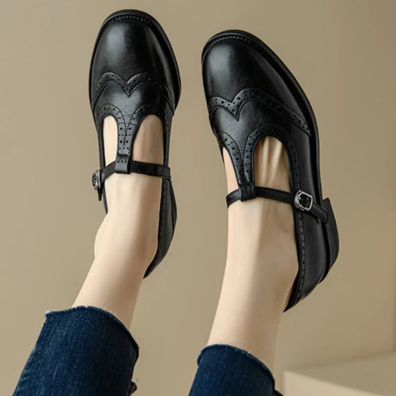Céleste | T-Strap Mary Jane Flats