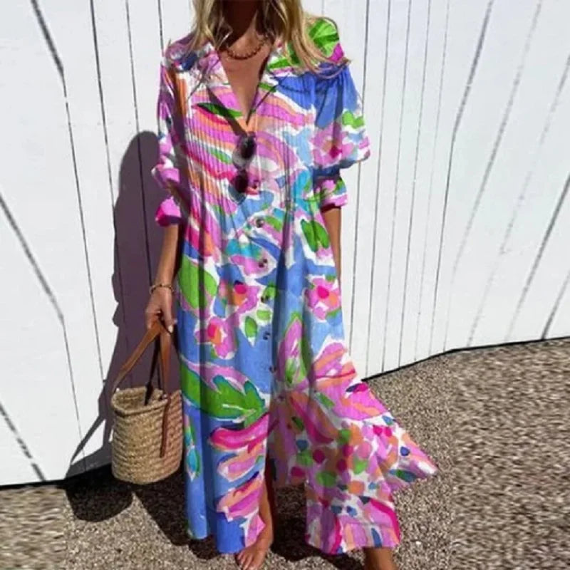 Sienna | Elegant Boho Maxi Dress