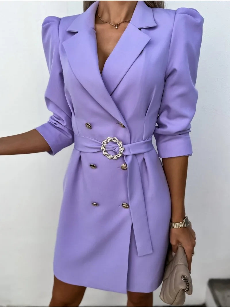 Adeline | Printed Collar Midi Dress