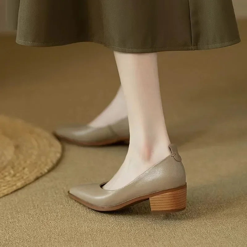 Juliette | Classic Block Heel Pumps