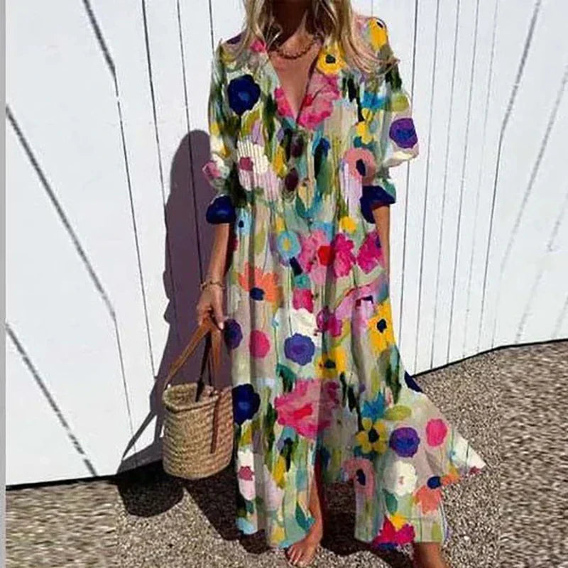 Sienna | Elegant Boho Maxi Dress