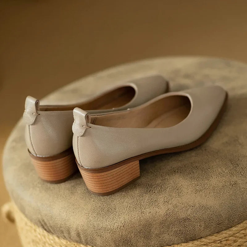 Juliette | Classic Block Heel Pumps