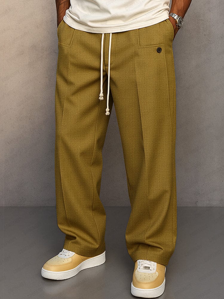 Zanele | Relaxed Cotton Drawstring Trousers