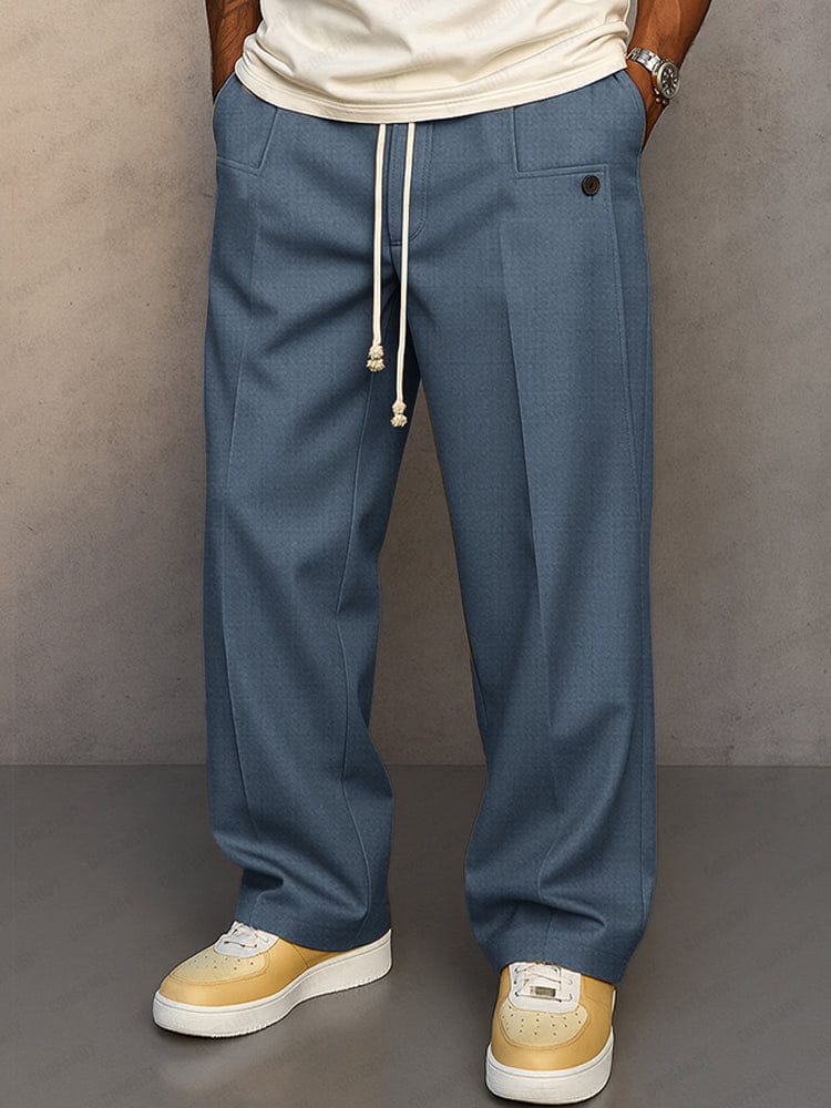Zanele | Relaxed Cotton Drawstring Trousers