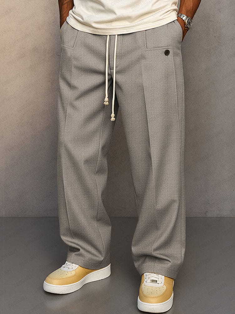 Zanele | Relaxed Cotton Drawstring Trousers