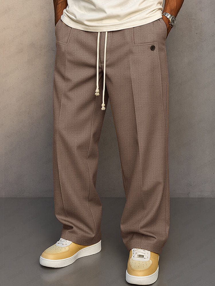Zanele | Relaxed Cotton Drawstring Trousers