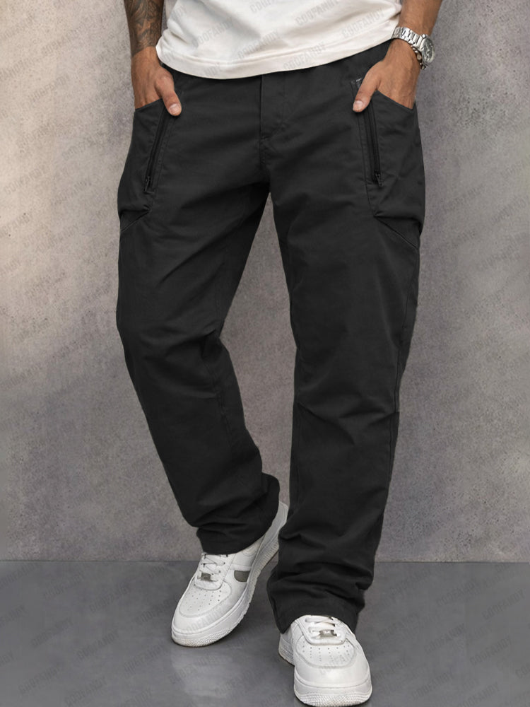 Mortimer | Slim Cotton Cargo Trousers