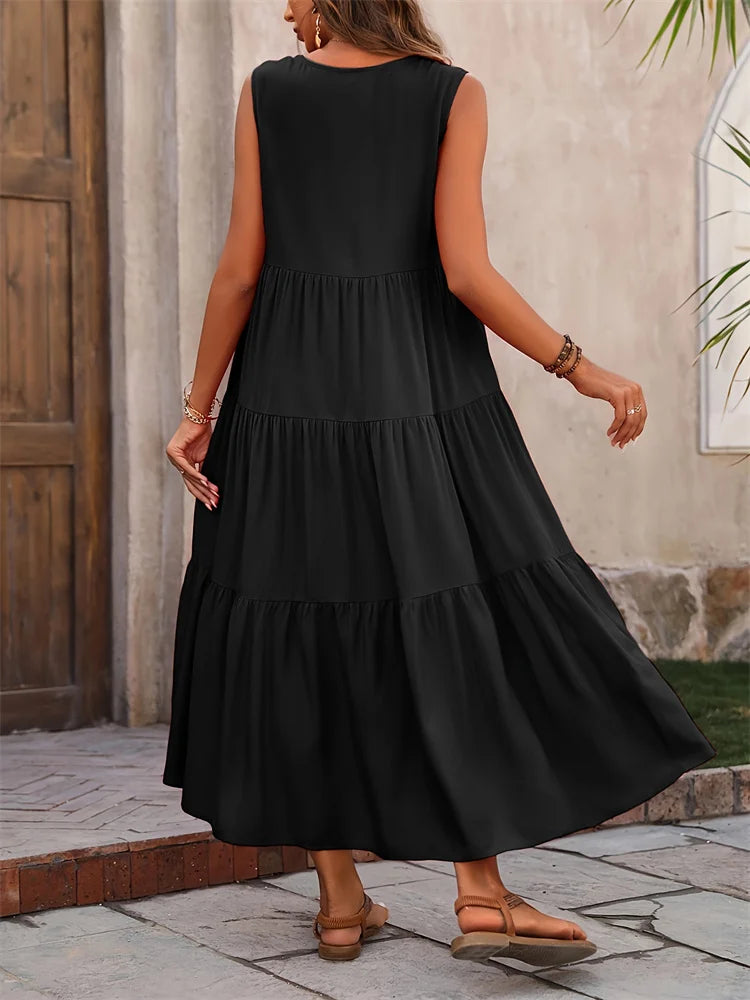 Flora | Tiered Maxi Dress