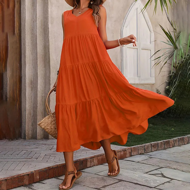 Flora | Tiered Maxi Dress