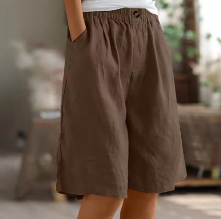Chloé | Linen Comfort Relaxed Shorts