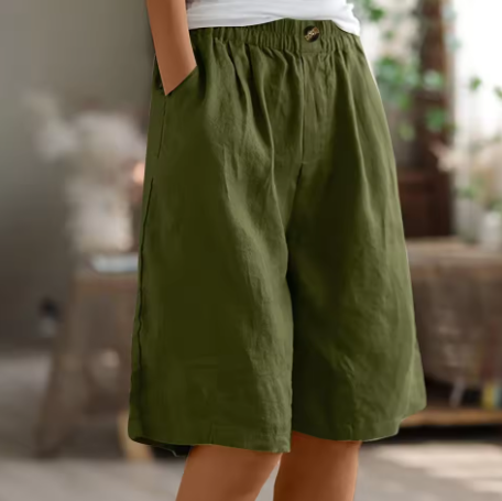 Chloé | Linen Comfort Relaxed Shorts