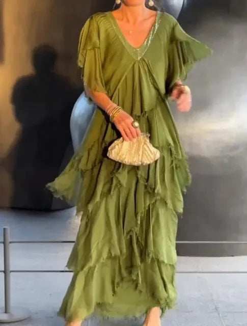 Anais | Tiered Maxi Dress