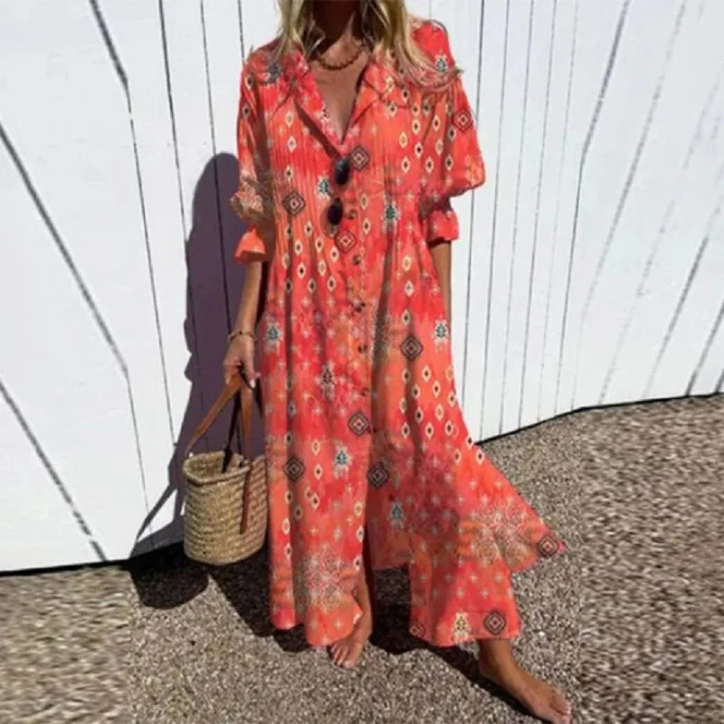 Sienna | Elegant Boho Maxi Dress