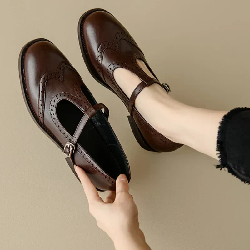 Céleste | T-Strap Mary Jane Flats