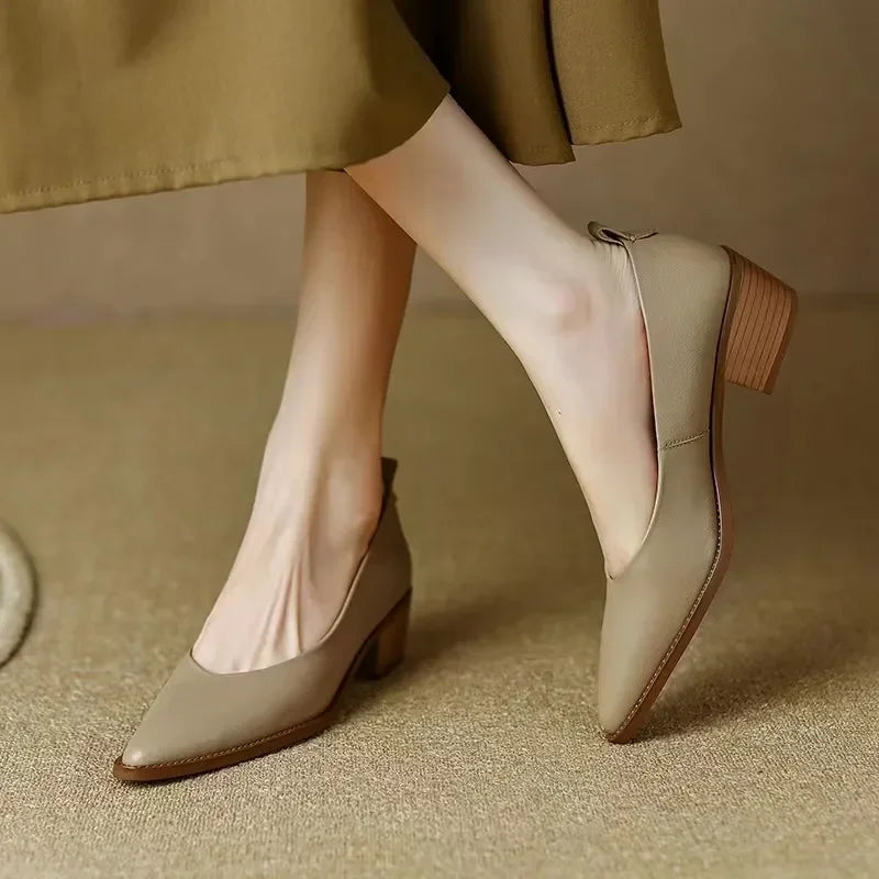 Élise | Classic Block Heel Pumps