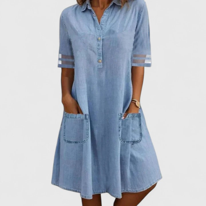 Juliette | Figure-Flattering Denim Dress