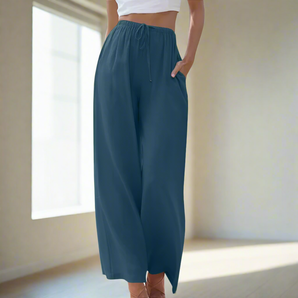 Elodie | Wide-Leg Summer Trousers
