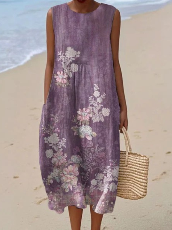 Aurélie | Floral Midi Dress