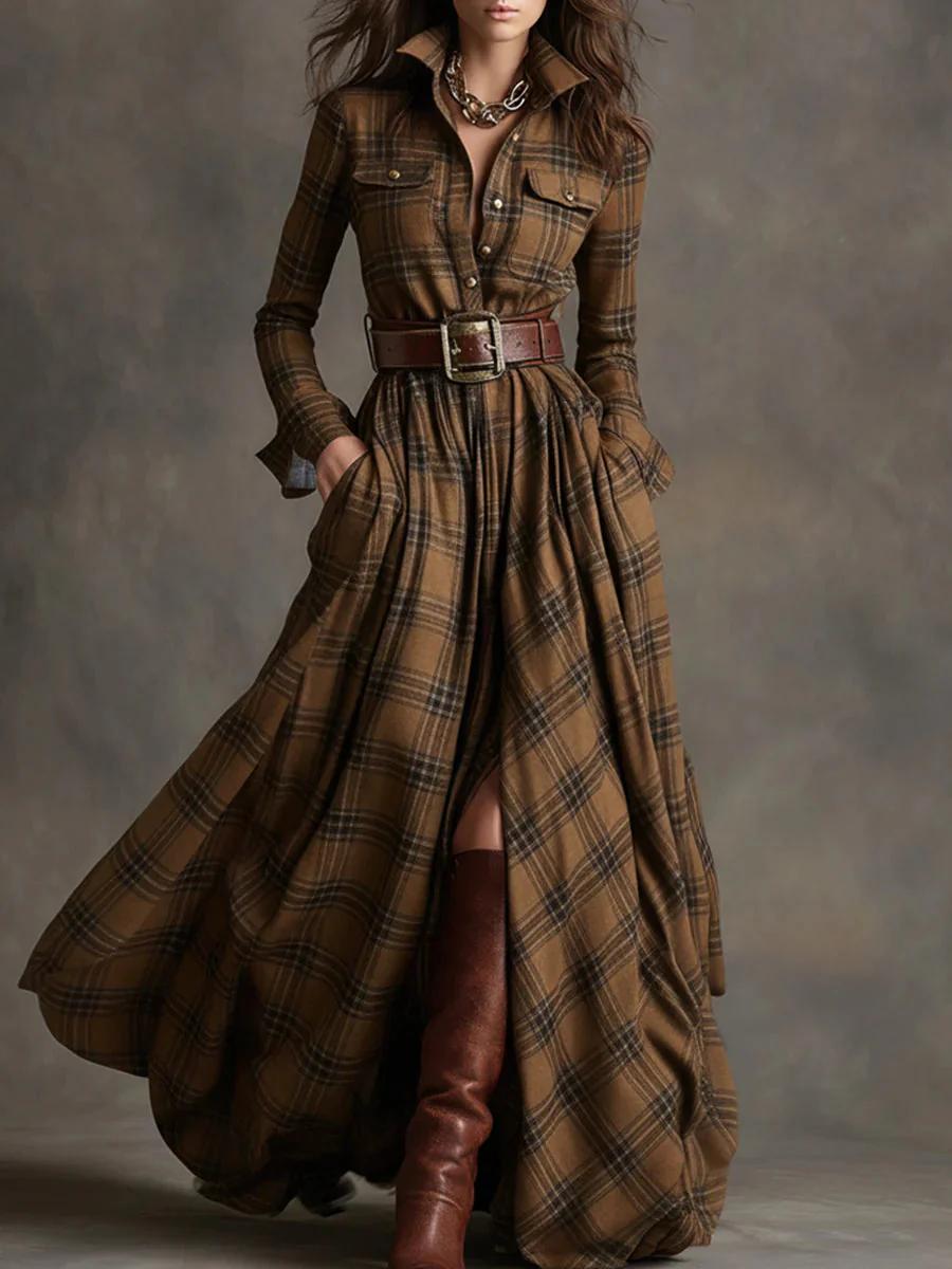 Amélie | Belted Shirt Dress