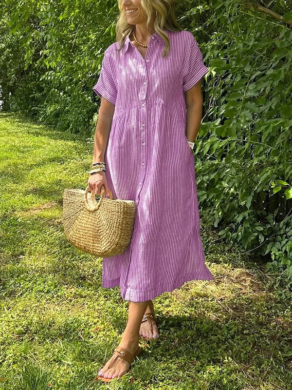 Valentina | Flowing Cotton Maxi Dress