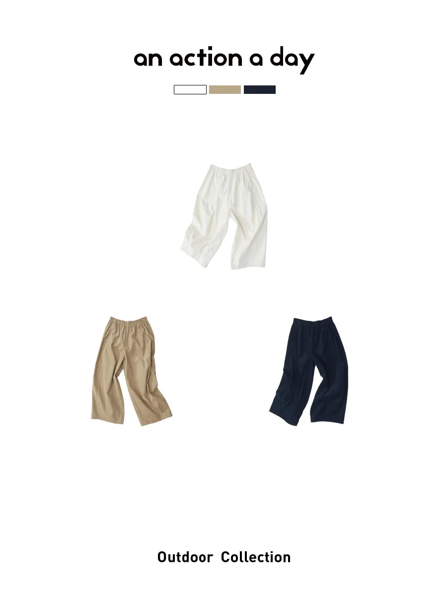 Zintle | Corduroy Wide-Leg Ankle Pants
