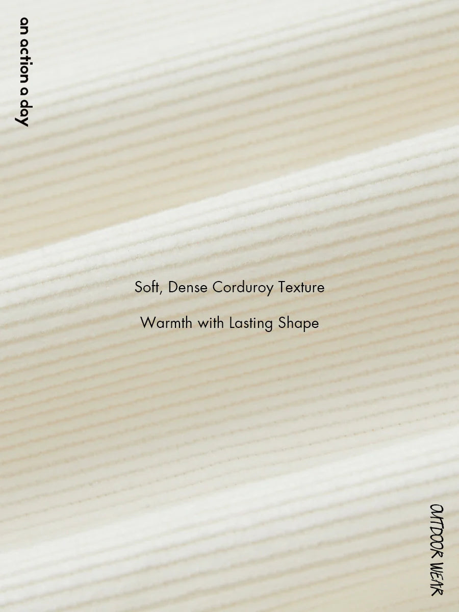 Zintle | Corduroy Wide-Leg Ankle Pants