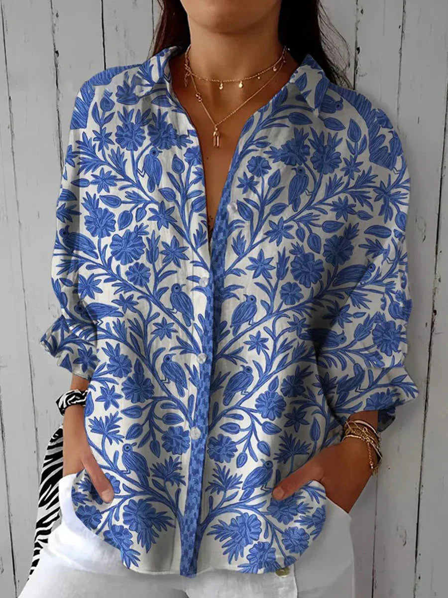 Mmakoena | Floral Nature Print Blouse