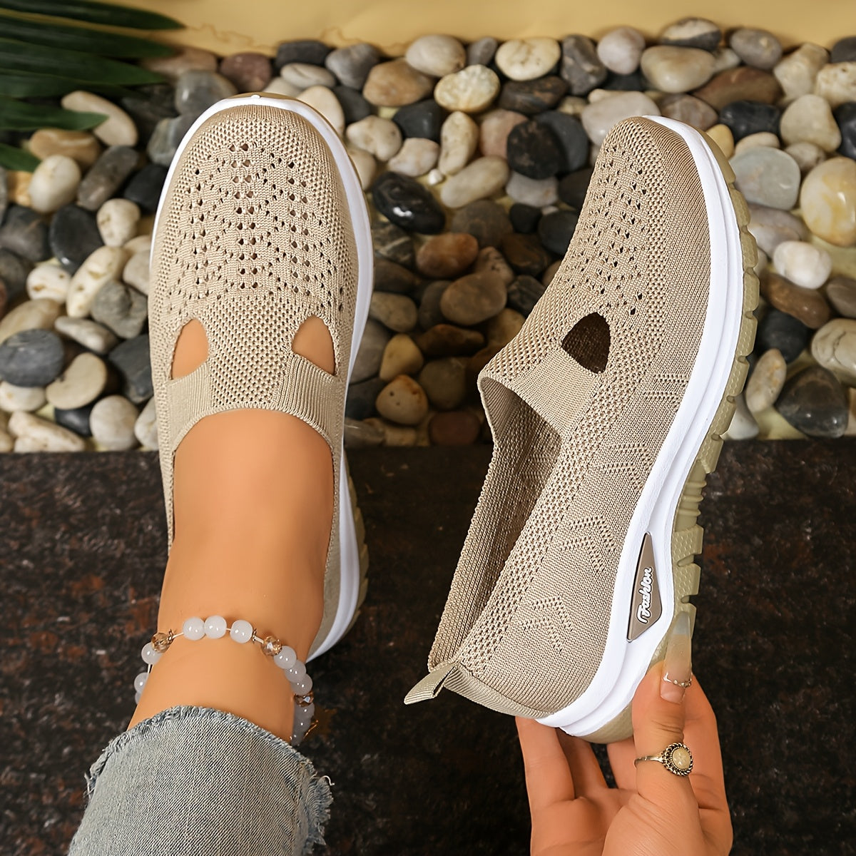Thokozile | Orthopedic Knit Slip-On Sneaker