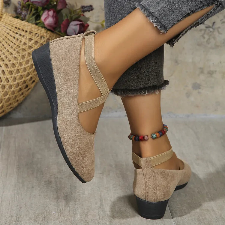 Keneilwe | Faux Suede Orthopedic Wedge Flat