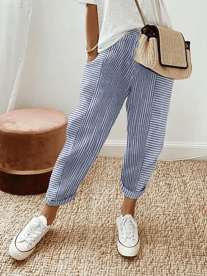 Iris | Breezy Loose-Fit Linen Pants