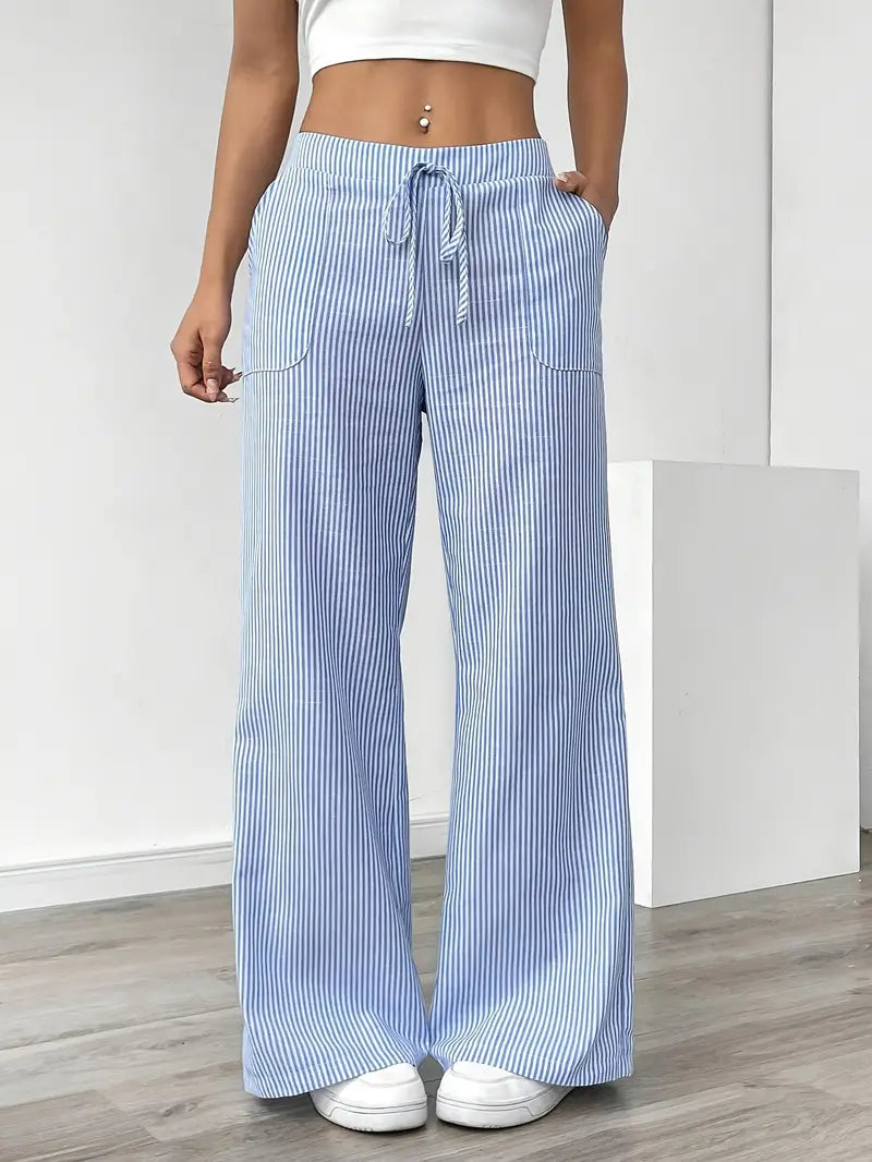 Noémie | Drawstring Casual Pants