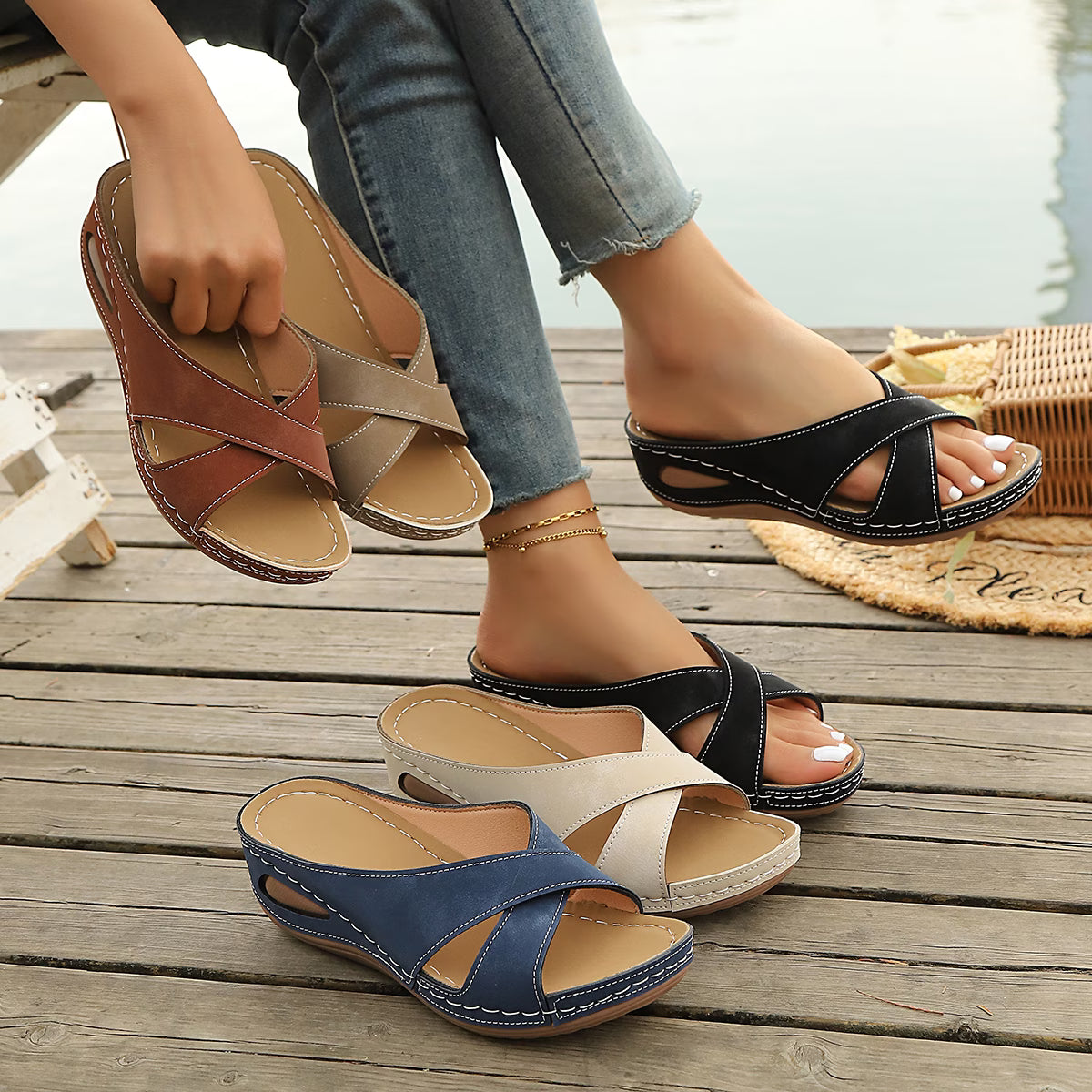 Celeste | Cushioned Orthopedic Support Sandals