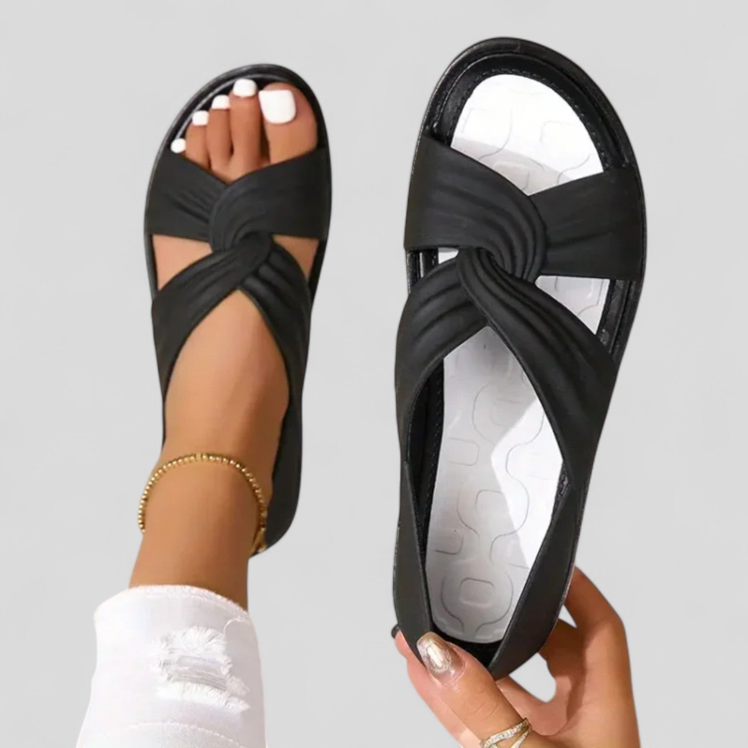 Amara | Orthopedic Crisscross Sandals