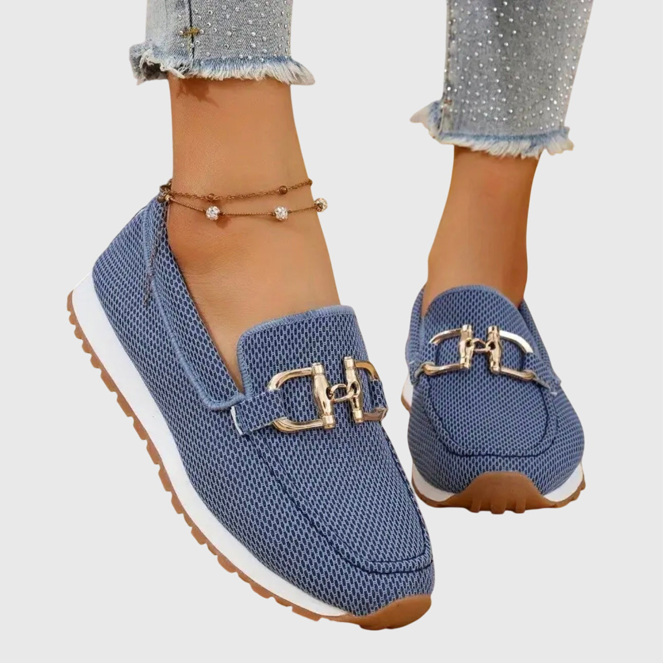 Ntombifikile | Orthopedic Loafer-Sneaker Gold Detail