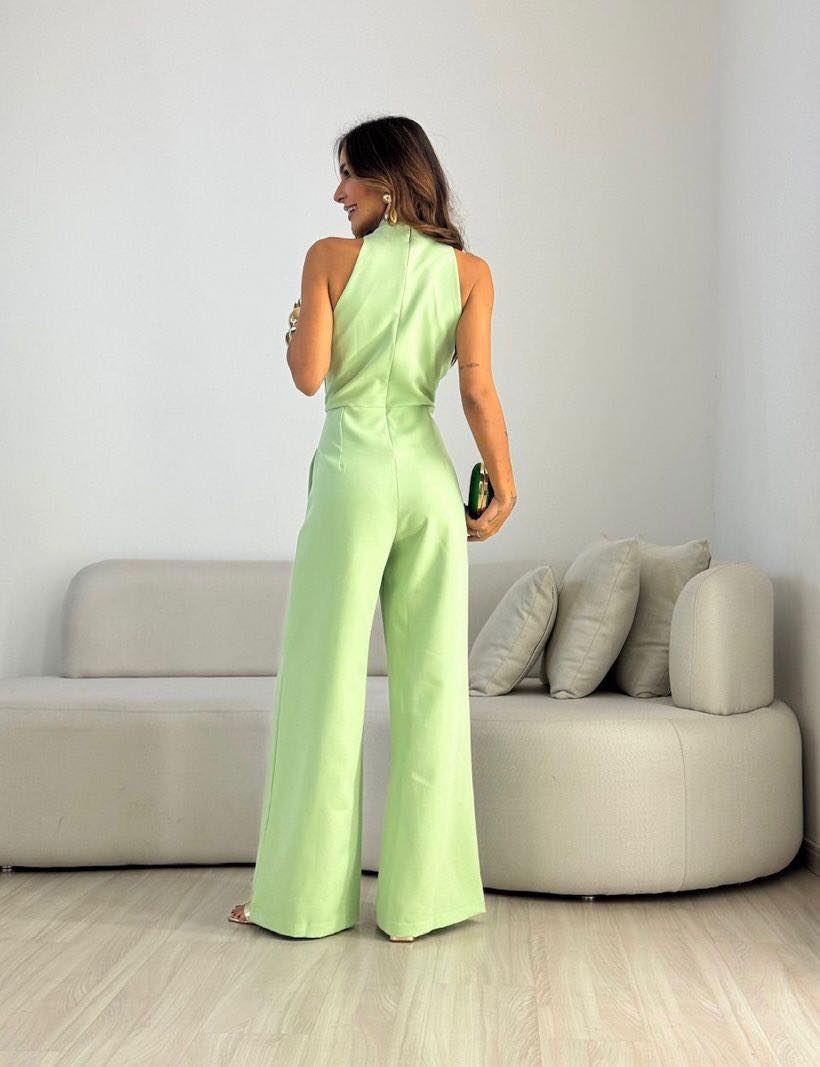 Nkele | Fluid Wide-Leg Elegant Jumpsuit
