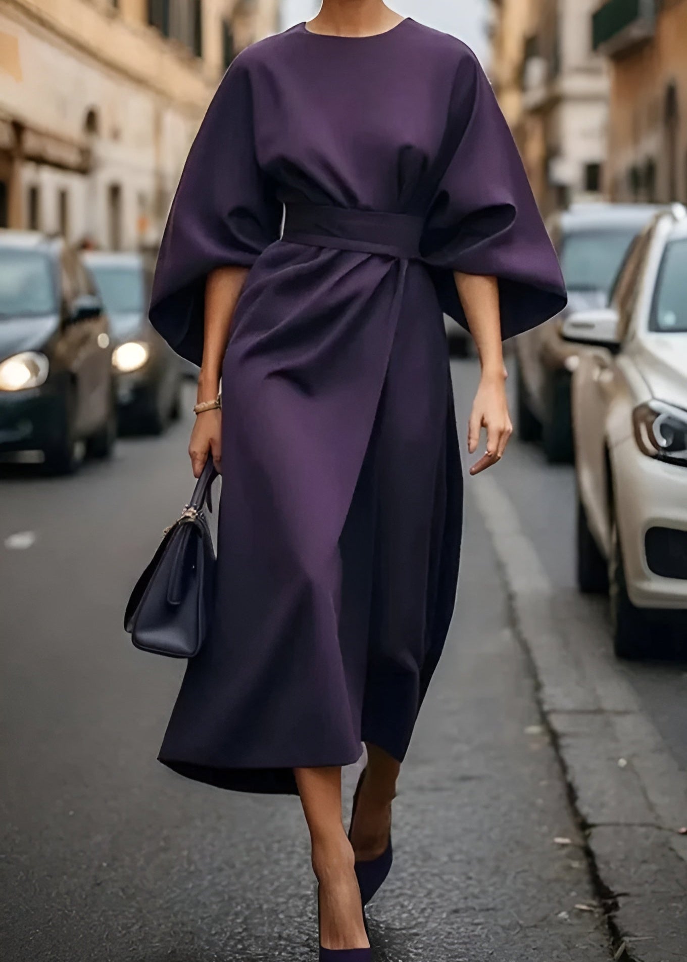 Valentina | Belted Maxi Dress