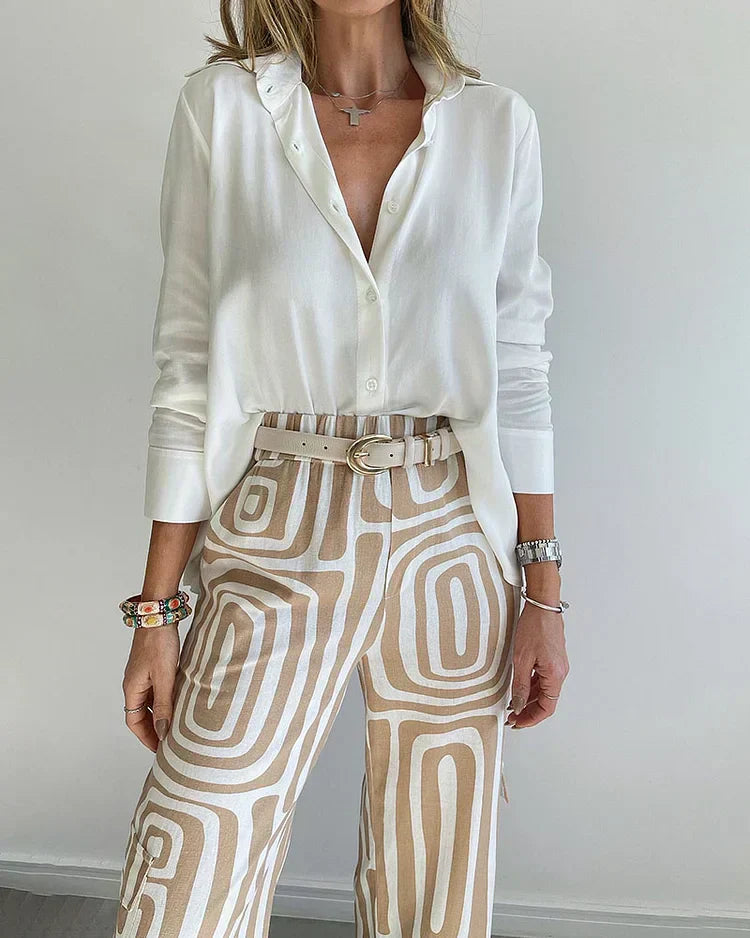 Colette | Relaxed Geometric Print Co-ord