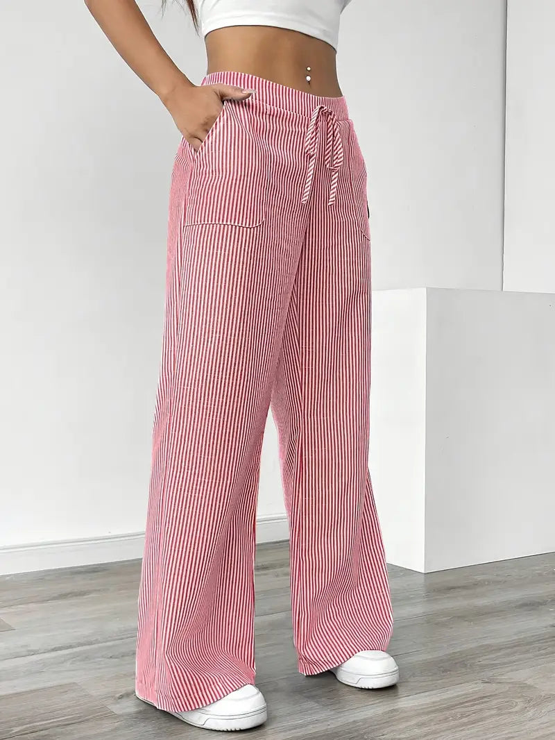 Noémie | Drawstring Casual Pants