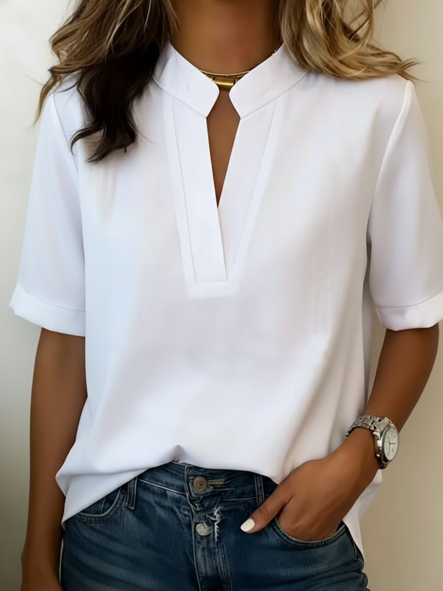 Nomalanga | Refined Collar Elegant Blouse