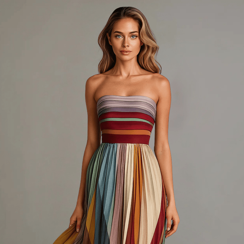 Juanita | Colorful Sleeveless Maxi Dress