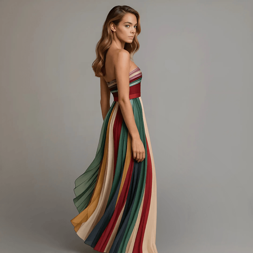 Juanita | Colorful Sleeveless Maxi Dress