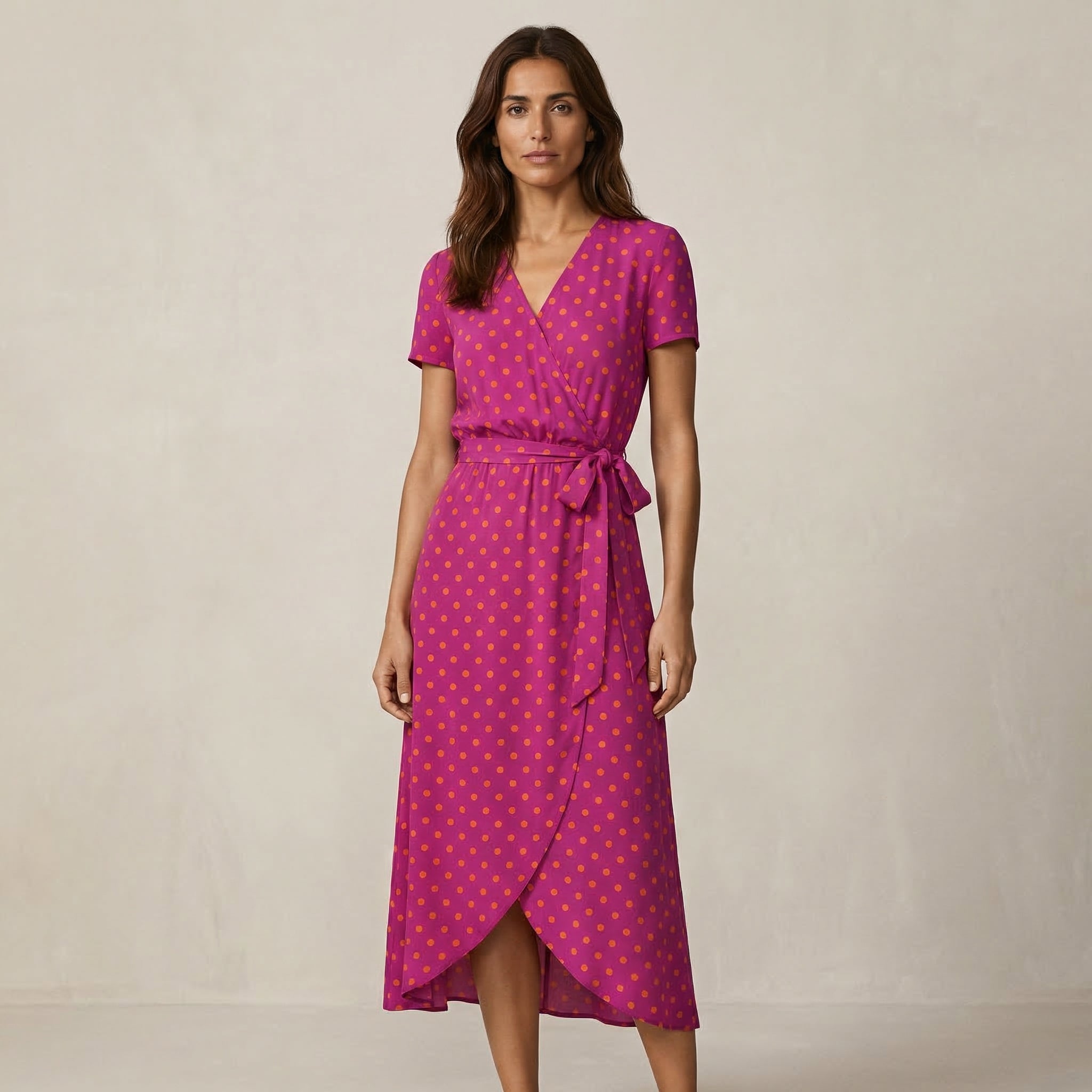 Olivia | Floral Midi Spring Dress