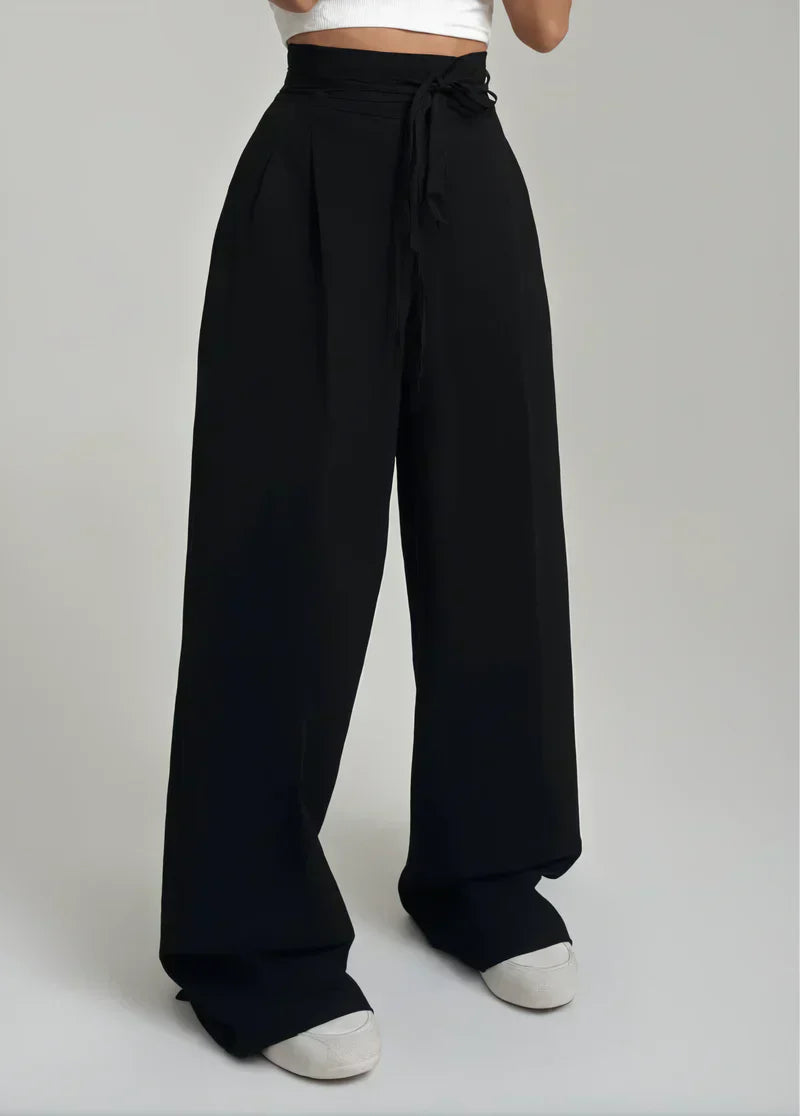 Giselle | High-Waisted Wide-Leg Trousers