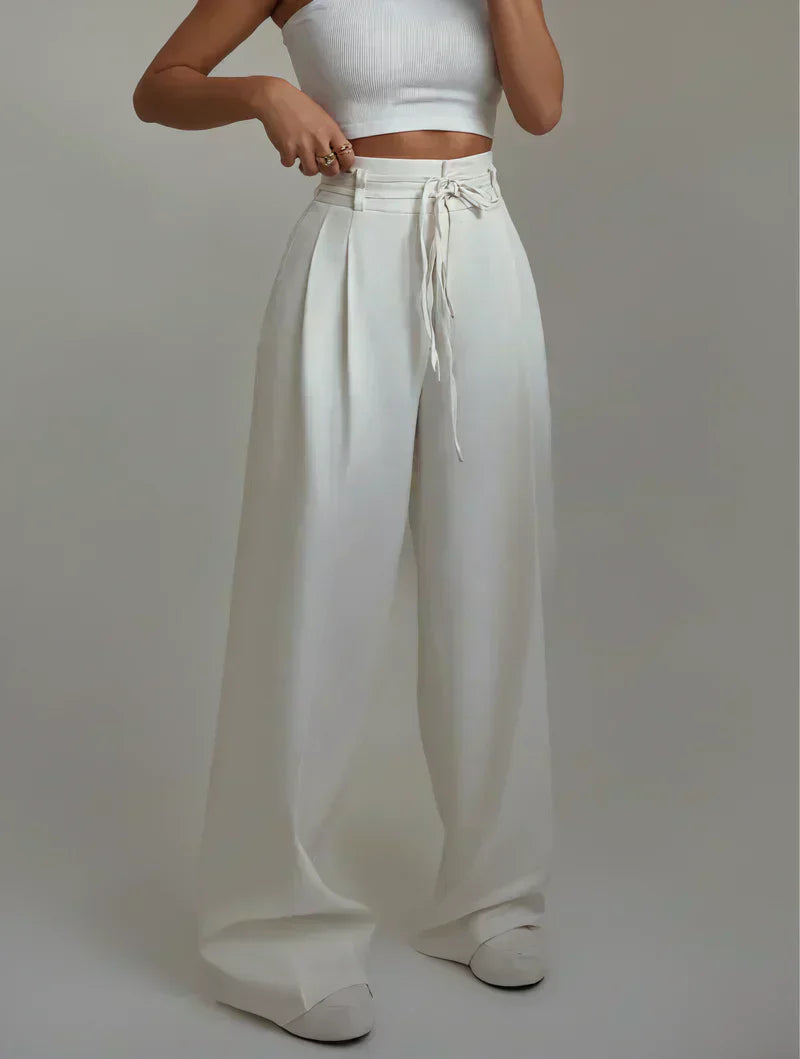 Giselle | High-Waisted Wide-Leg Trousers